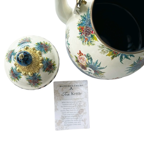 Mackenzie-Childs Highbanks Tea Kettle - NEW - Picture 8 of 12